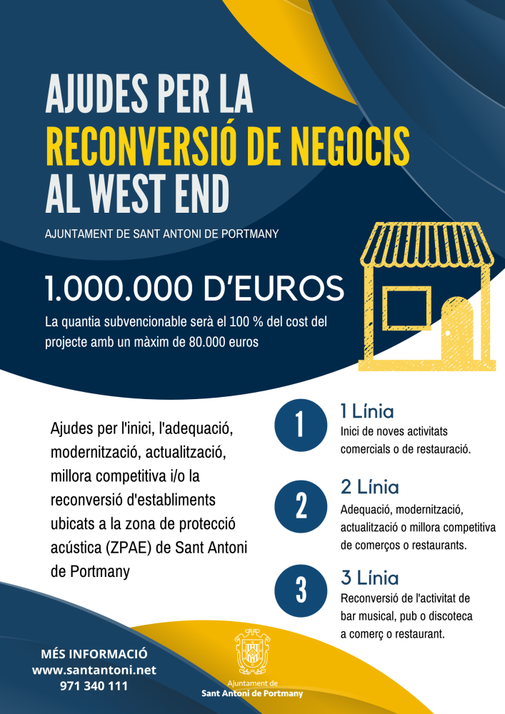  Imatge L'Ajuntament aprova una línia d'ajuts d'1 milió d'euros per fomentar la reconversió de negocis al West End