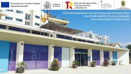 Sant Antoni recibe los tres millones de euros correspondientes a los Fondos Europeos de los Planes de Sostenibilidad Turística en Destino