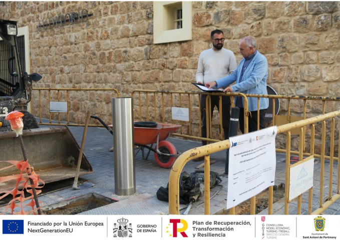  Imatge Sant Antoni inicia la instal·lació de pivots automàtics al nucli urbà