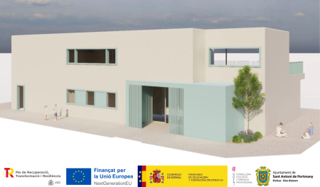 El Ayuntamiento de Sant Antoni adjudica la construcción de la nueva escoleta de Sant Rafel