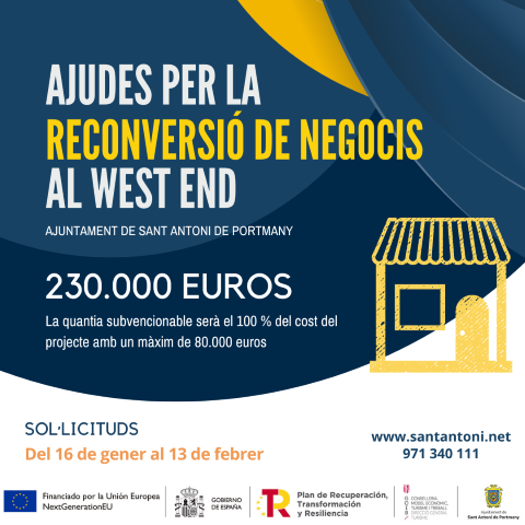  Imatge L'Ajuntament rep sis sol·licituds per als ajuts destinats a fomentar la reconversió de negocis al West End